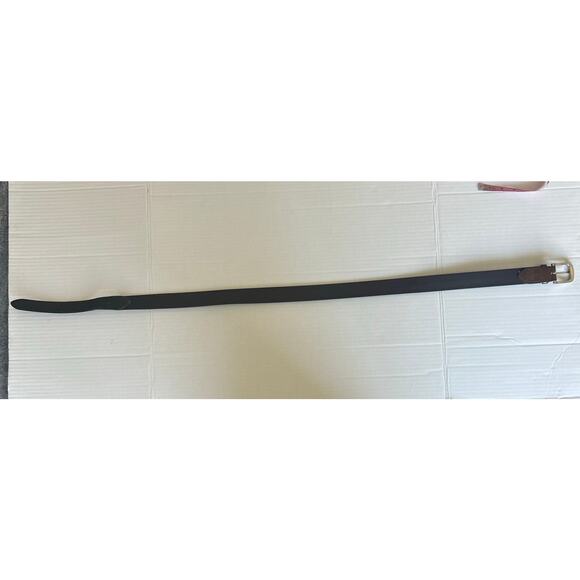 DONALD J TRUMP SIGNATURE COLLECTION BROWN BRAIDED SILVER BUCKLE LEATHER BELT 38 - Picture 12 of 12